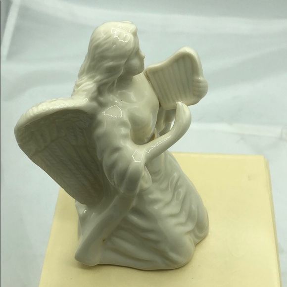 LENOX KNEELING ANGEL WITH HARP FIGURINE - Picture 7 of 8